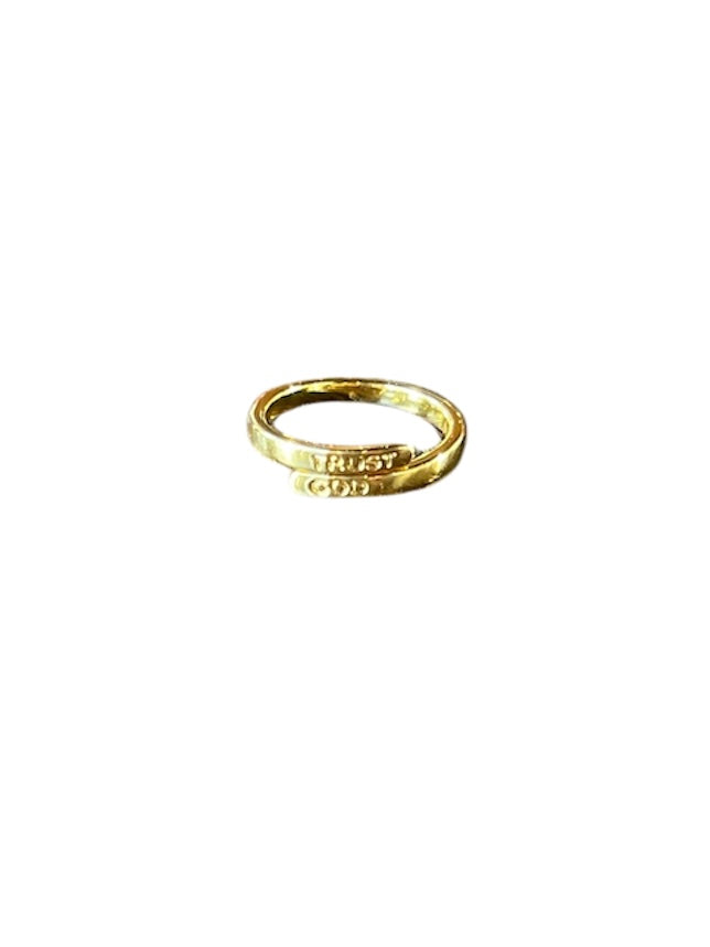 Trust God Ring