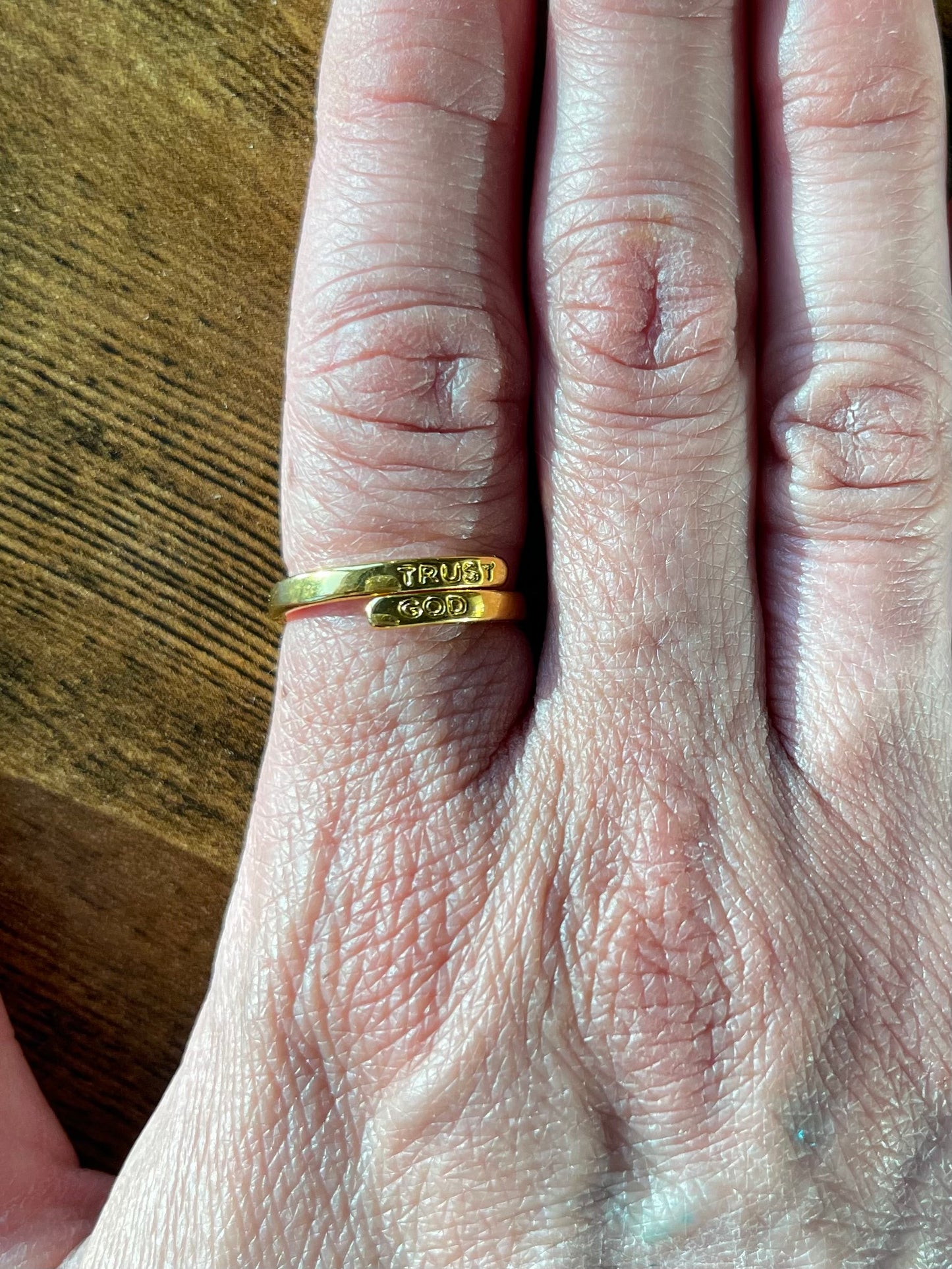 Trust God Ring