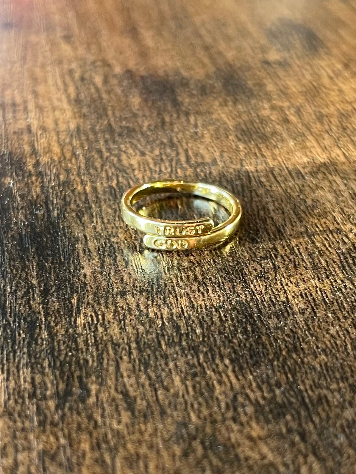Trust God Ring