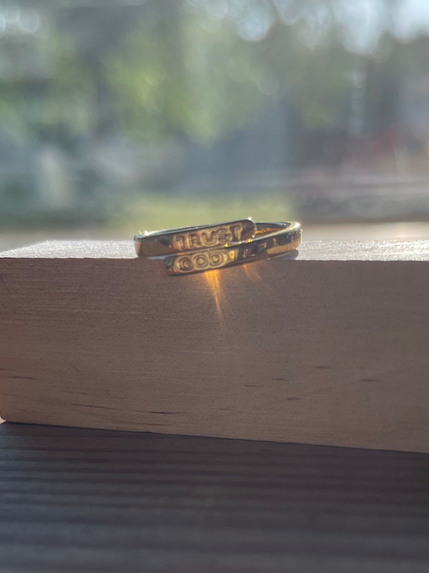 Trust God Ring